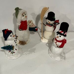 Byers Choice snowman lot (4)